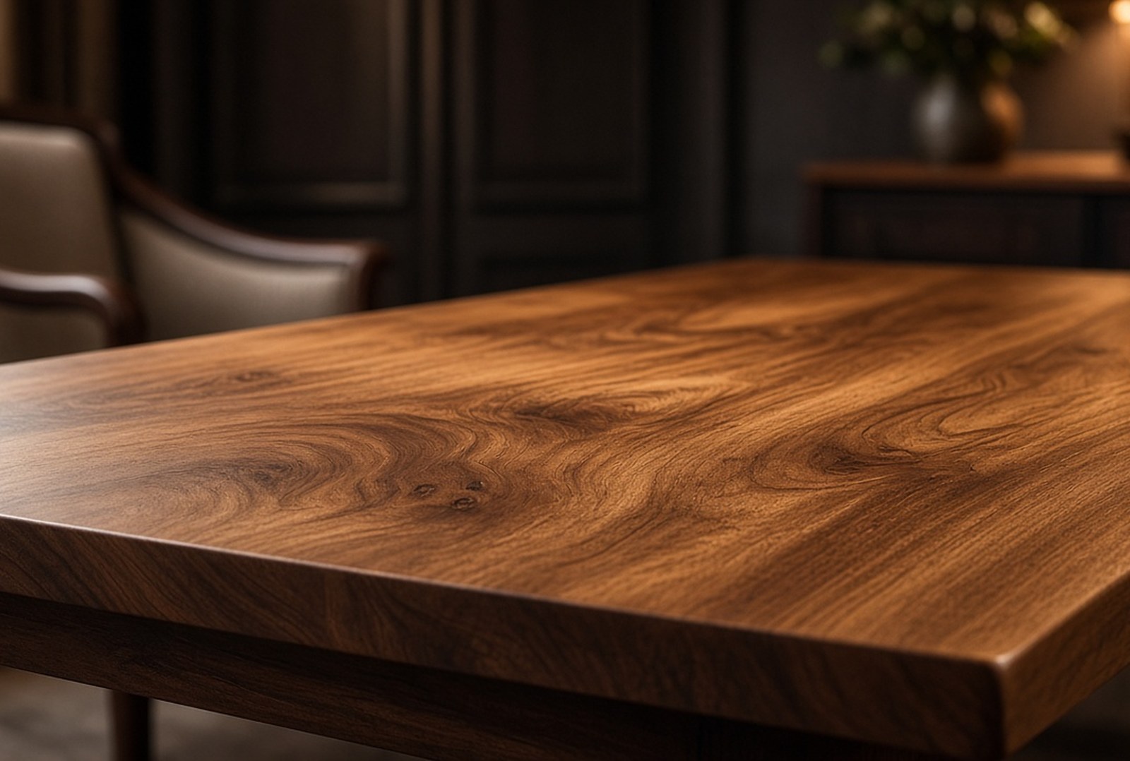 Handgemaakte houten tafel op maat
